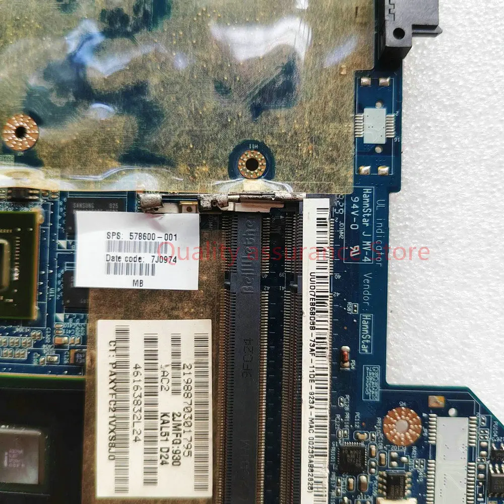 590316-001 577512-001 578600-001 Laptop Motherboard JAL50 LA-4103P Mainboard For HP Compaq CQ40 CQ40-542TX CQ40-543TX CQ40-544TX