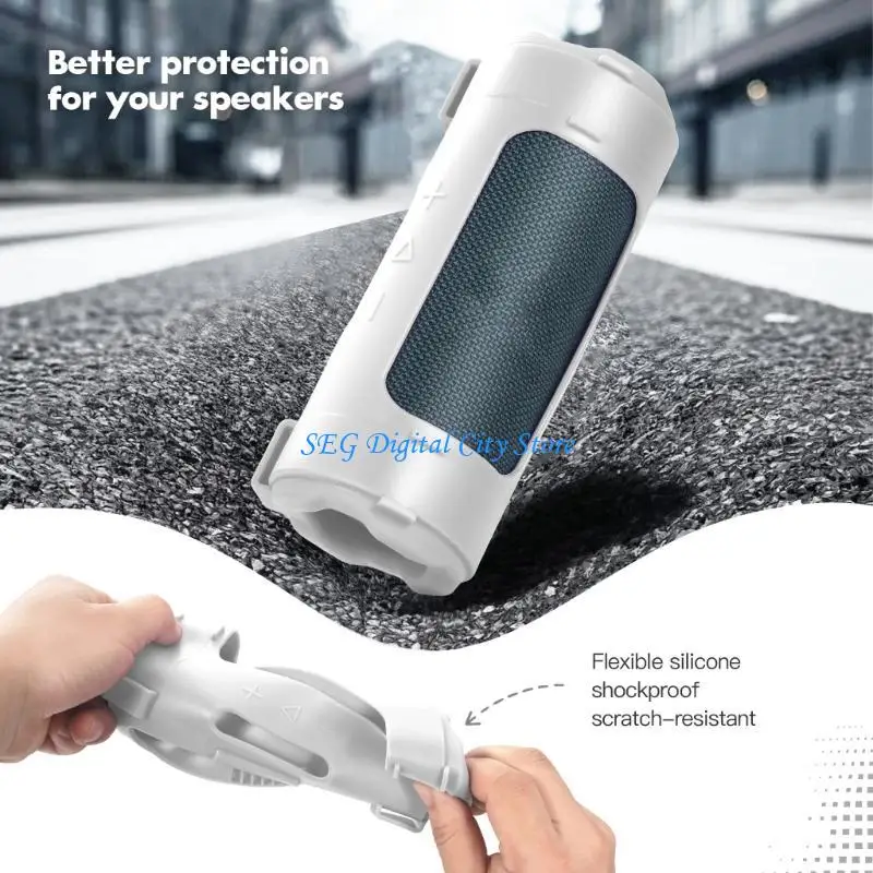 U75B Travel Silicone Carrying Case Portable Bluetooth-compatible Speaker
