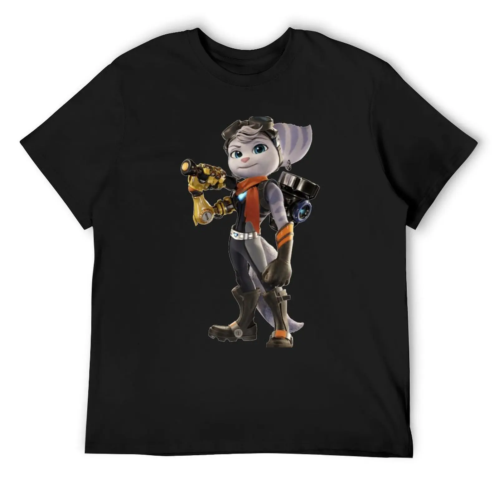 Rivet - Ratchet & Clank T-Shirt luxury t-shirt kawaii clothes shirts graphic tees cotton graphic tees mens t shirts top quality