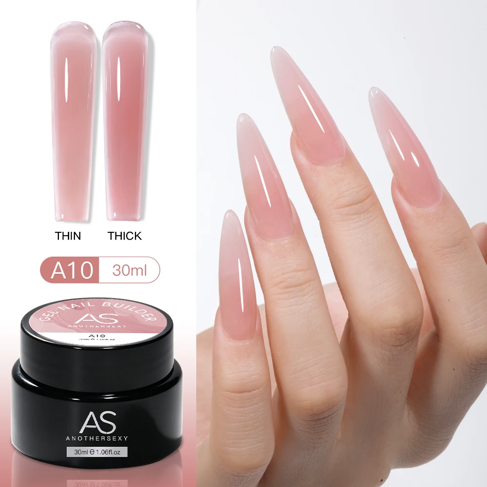 30g Silber Reflektierendes Aufbaugel für Nägel Funkelnder Glitzer Roter Nagelverlängerungslack Semi-Permanenter Gel-Lack