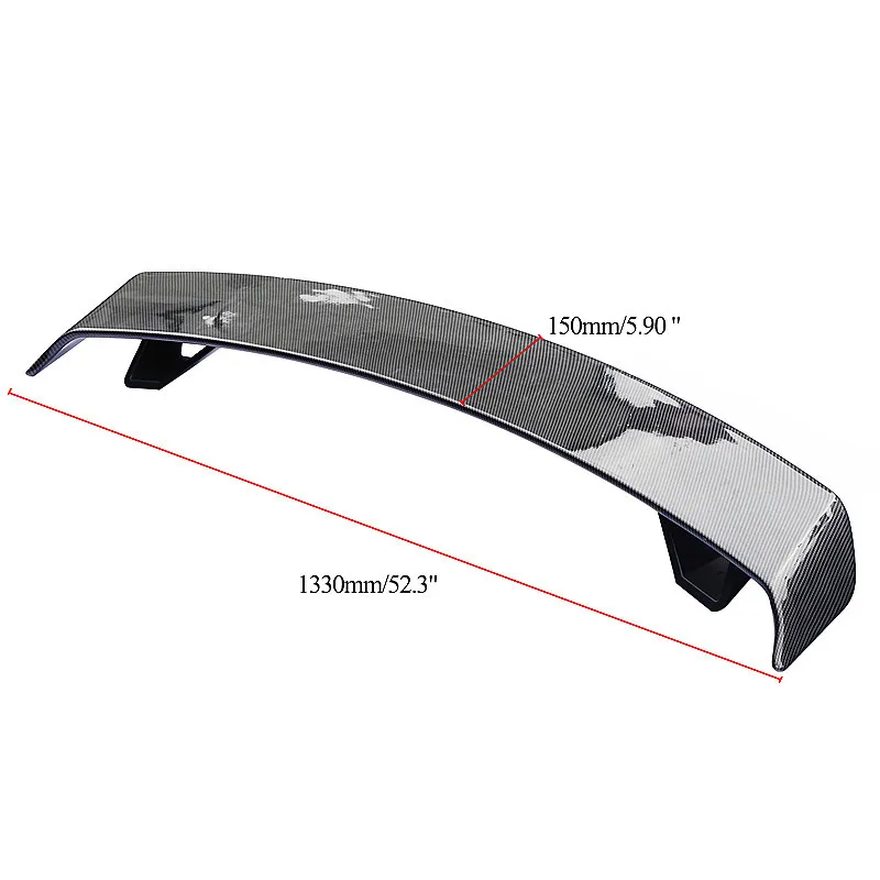 Sedan Universal Rear Trunk Lid Car Spoiler Wings For Audi A3 A4 B8 A5 A6 A7 TT TTS MK2 BMW VW Benz Kia Toyota Mazda Tuning