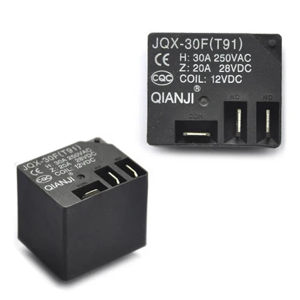 Мини-реле печатной платы JQX-30F T91 DC12V 30A Switch