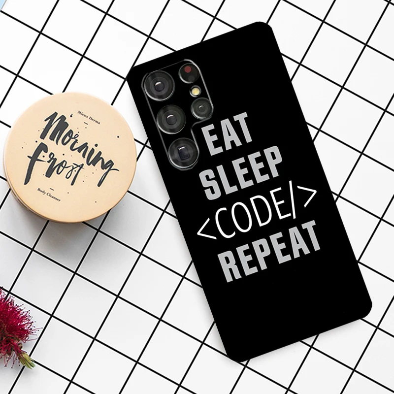 Programming Languages Case For Samsung Galaxy S26 Ultra S20 S21 S22 S23 S24 S25 Ultra S10 Plus S25 FE Phone Cover