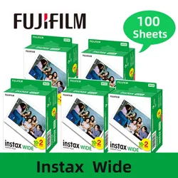 Genuine 10 - 100 Sheets  Fujifilm Instax Wide Film White Edge Paper for Fuji Instant Camera 210 300 Link Wide Printer