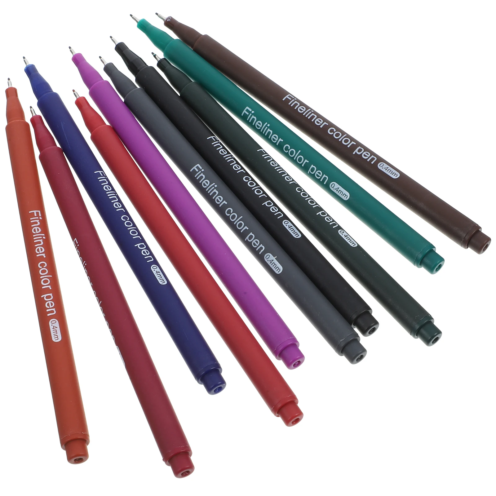

10pcs Graffiti Markers Smooth Writing For Adult Colored Pens For Adult Coloring Coloring Scrapbook Doodling Art Supplies