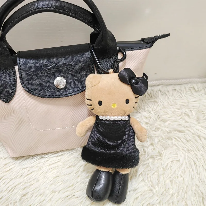 Neue Sanrios Kawaii Lange Beine Hallo Kitty Plüsch-schlüsselanhänger Anhänger Niedlichen Cartoon Puppe Spielzeug Rucksack Anhänger Mädchen Geburtstag Geschenke