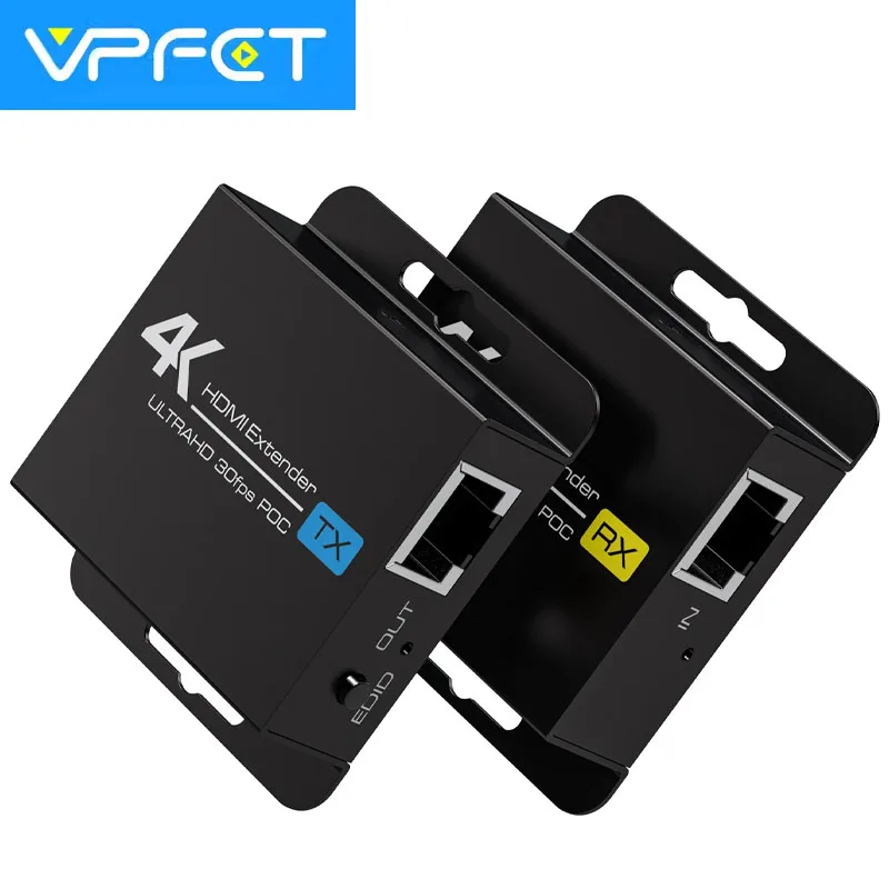 Przedłużacz HDMI przez Rj45 Erthernet przez Cat6/7 do 131 stóp 4K 60m Rj45 Erthernet Up Adapter HDMI 3840*2160 60M Share Mouse Keyboard