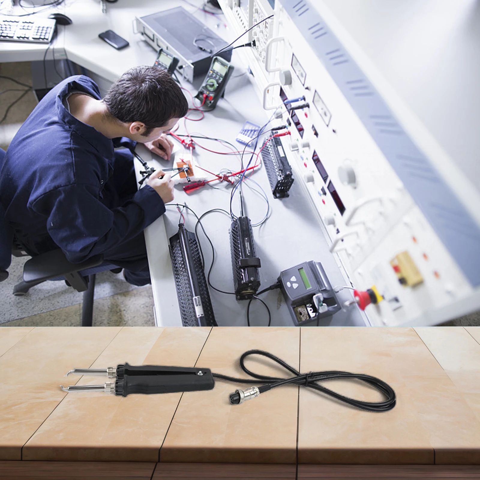 Energy Saving Performance For 902 Model Electric Double Tweezers Designed to Simplify Your Repair Tasks Easily