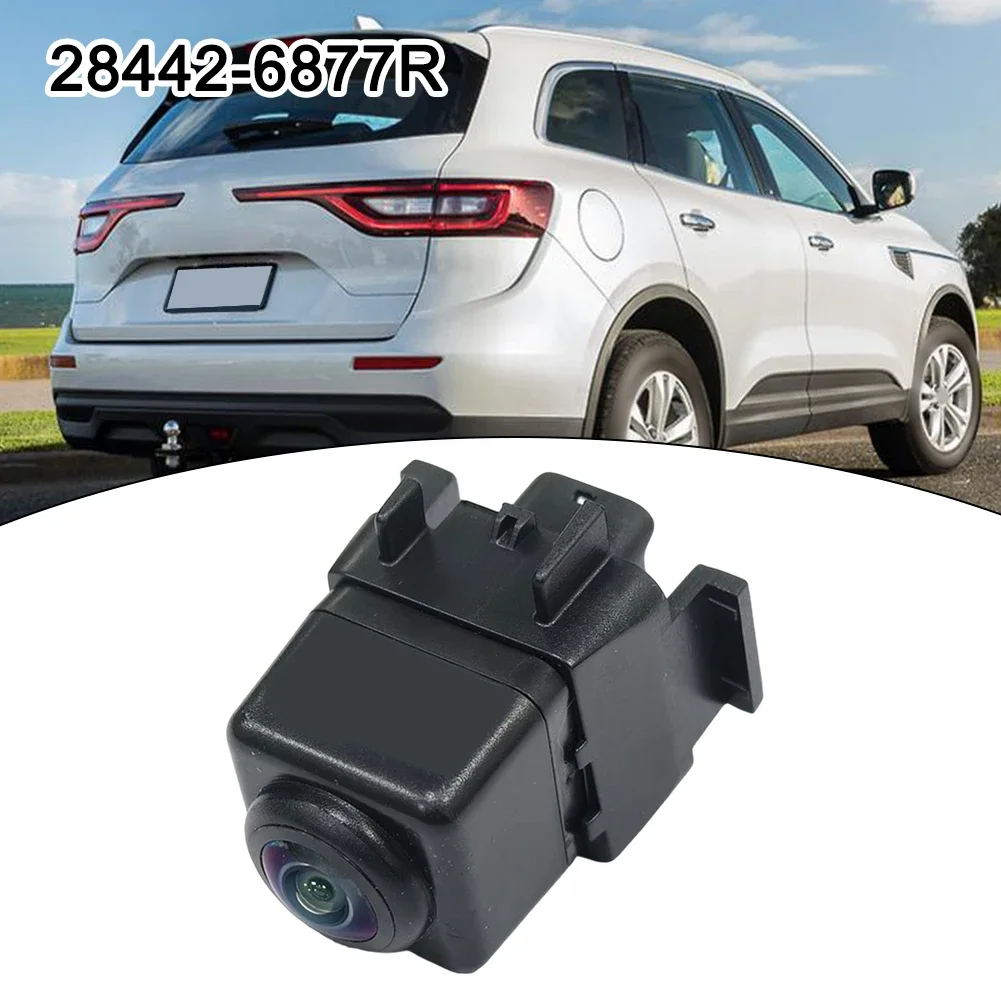 

Автомобильная камера заднего вида 28442-6877R для Koleos, черная ABS камера заднего вида, камера заднего вида 284429250R, автомобильные аксессуары