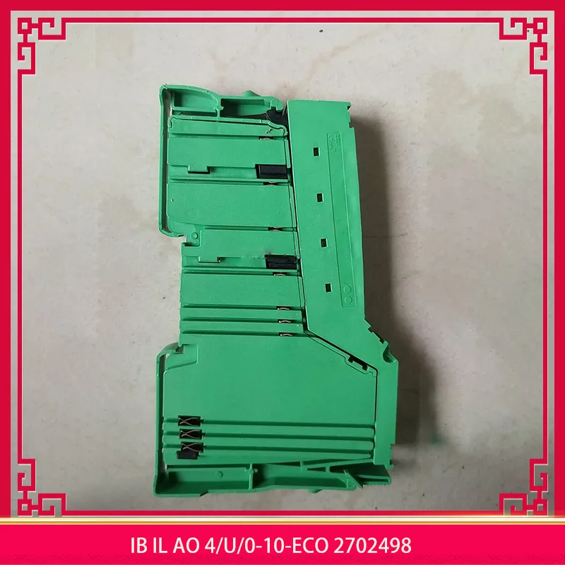 IB IL AO 4/U/0-10-ECO 2702498 analog module For original Phoenix Analog Outputs: 4.0 V ... 10 V Connection Technology: 2-wire