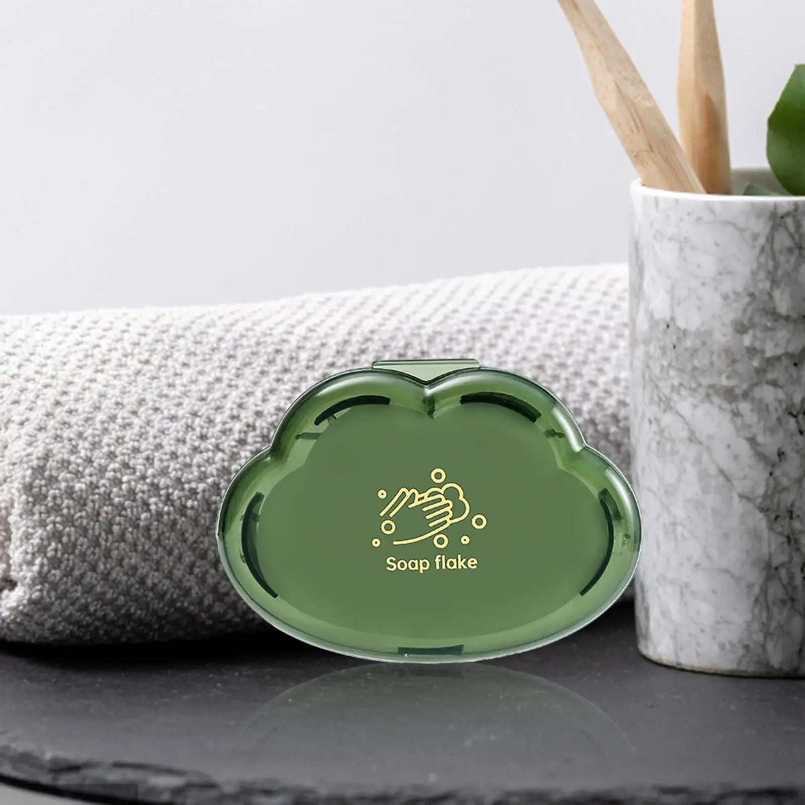 50x แผ่นสบู่สําหรับเดินทางทําความสะอาดที่ละลายน้ําได้กลิ่นหอมกระดาษสบู่ล้างมือแบบใช้แล้วทิ้ง