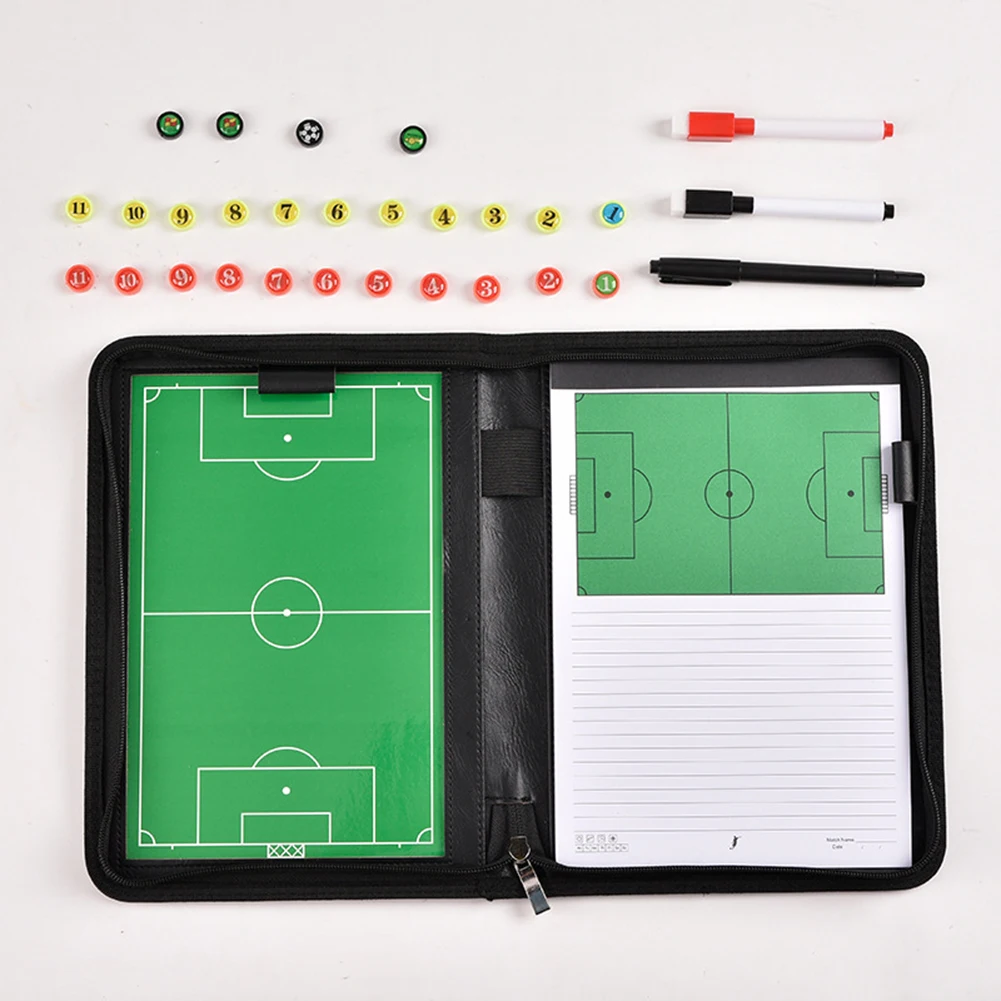 لوحة تدريب الاتصالات باللونين الأسود والأخضر لكرة القدم لوحة تدريب لوحة شطرنج مغناطيسية