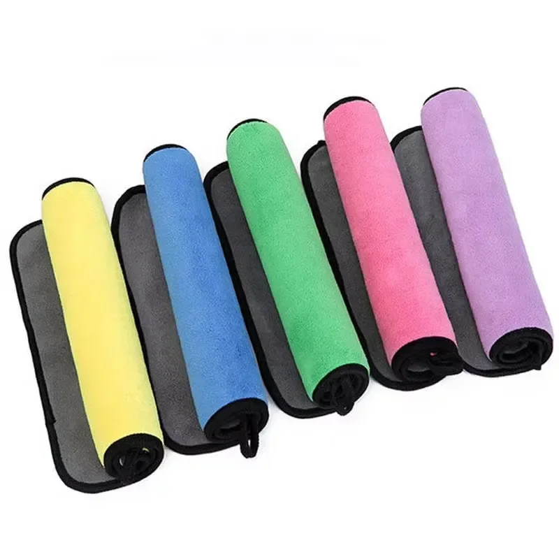 Ultra Soft Microfiber Pet Bath Towel Super Water Absorption Quick Dry Dog Cat Grooming Towel Pet Shower Accessory