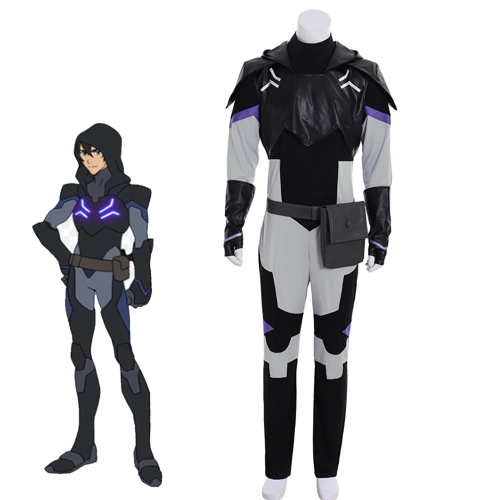 Voltron Keith Akira Kogane Cosplay Costume  Man's Jumpsuit Battle Uniform Halloween Party Outfit