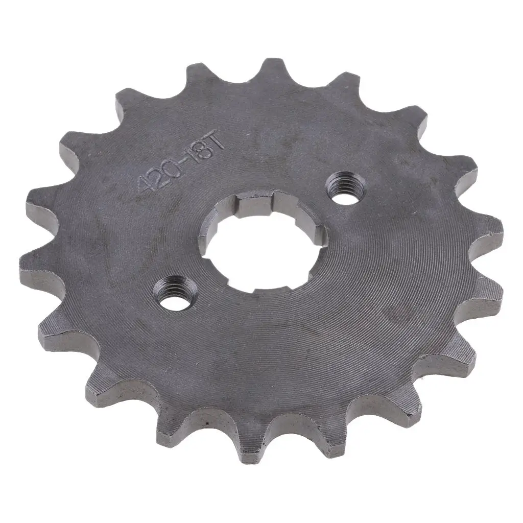 2-4pack 18T 18 20mm 420 Chain Front Sprocket Cog for 125cc 140cc Pit Dirt