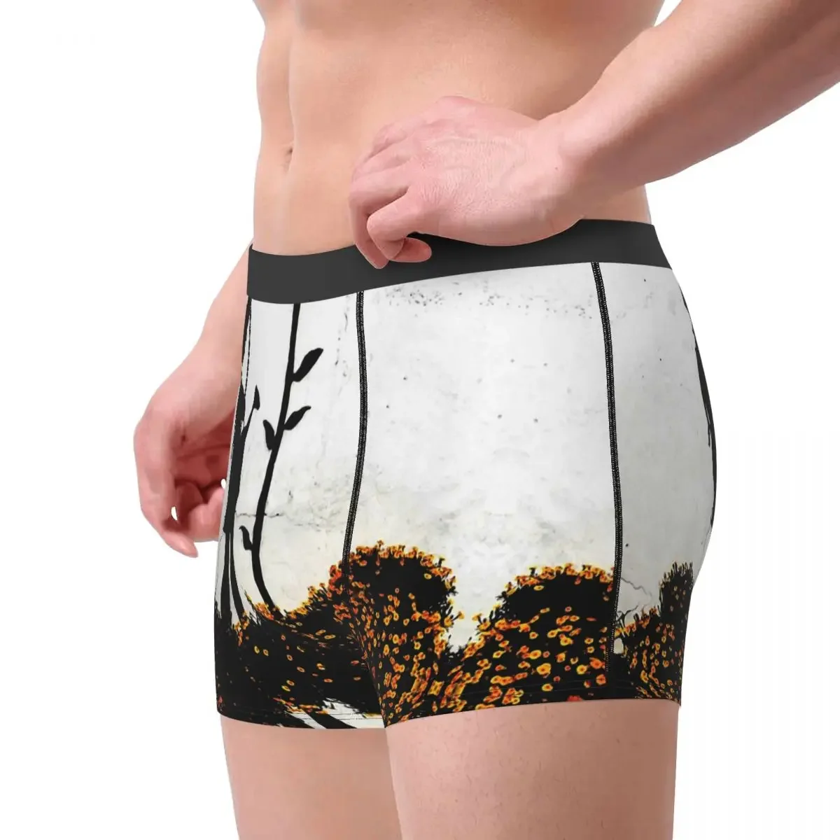 Watering Can Girl Banksy Underpants Cotton Panties Men's Underwear Sexy Shorts Boxer Briefs