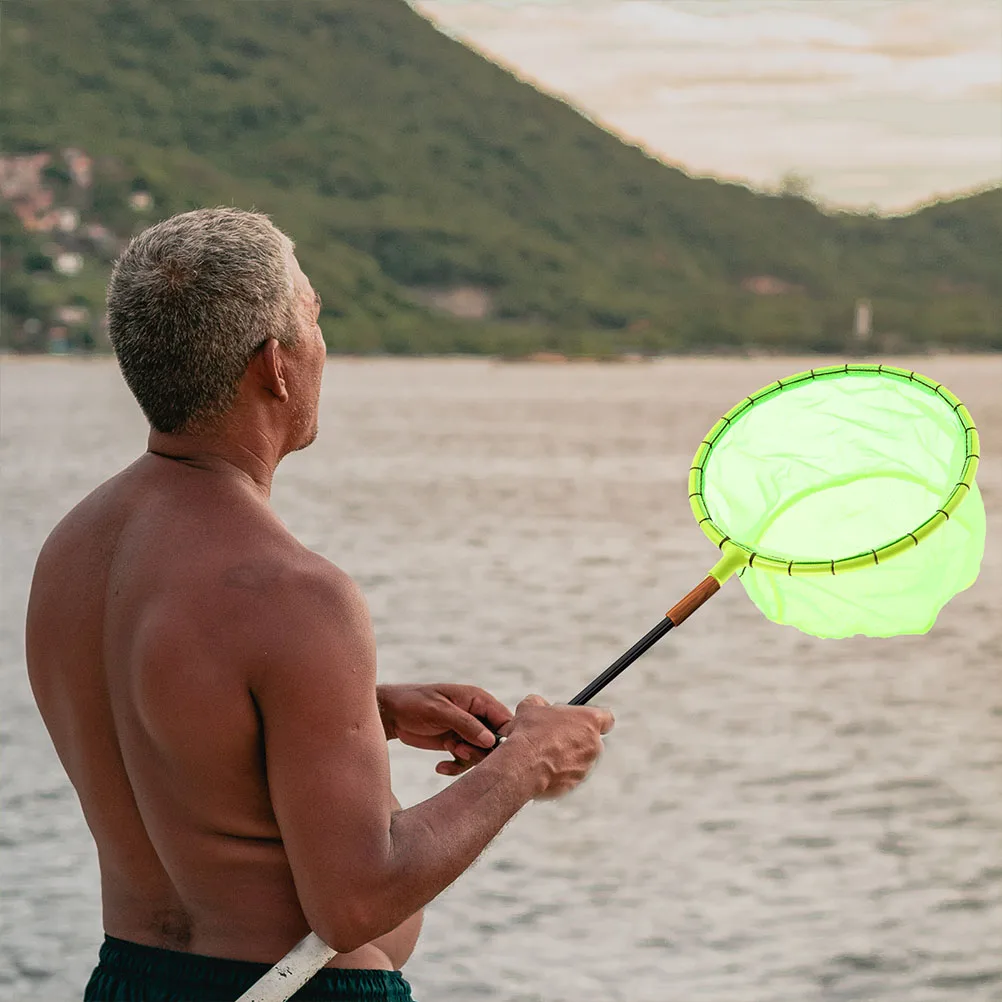 

Fishing Head Foldable Extendable Catching Removable Bag Durable Lightweight Fishing Dip Net Net without Pole