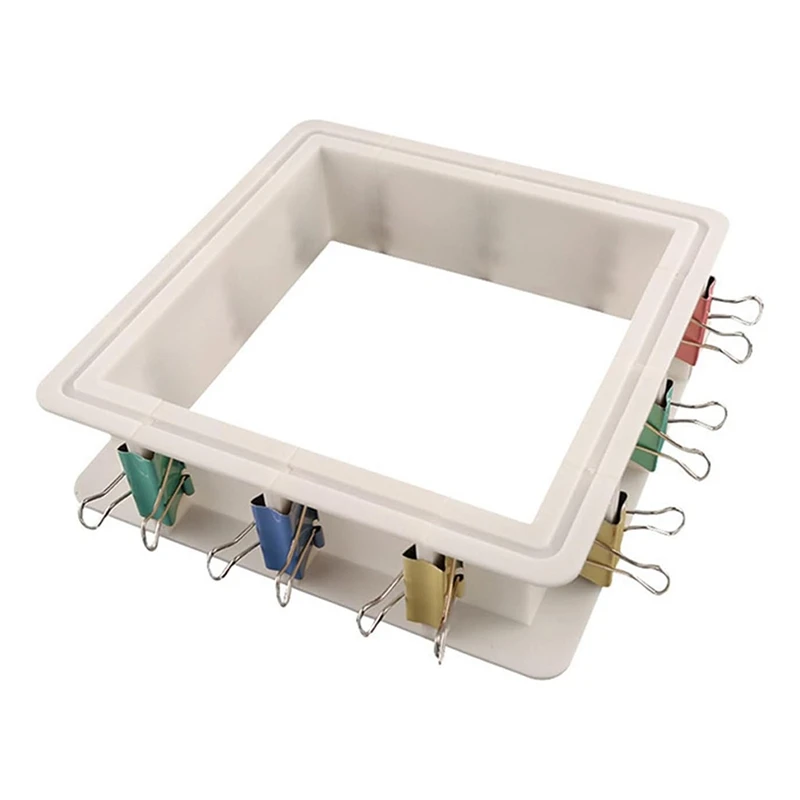 Kit alloggiamento stampo regolabile per la creazione di stampi in silicone, telaio alloggiamento riutilizzabile per la produzione di stampi in gomma siliconica Combination-AT64