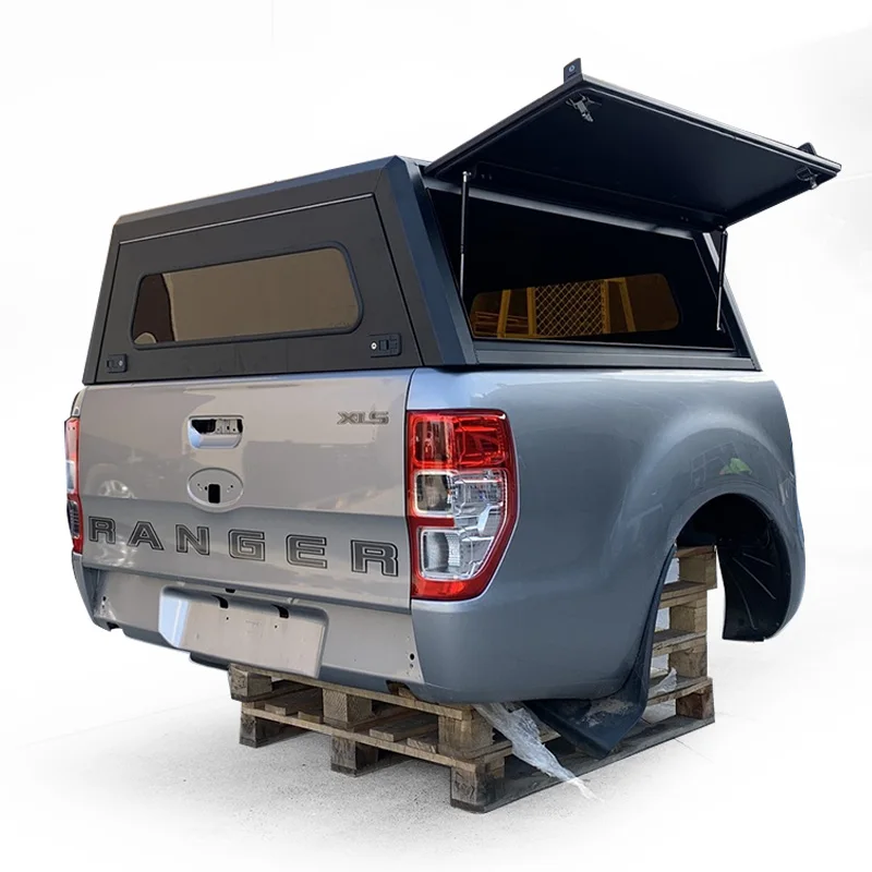 

New Best Steel Hardtop Sliding Windows Universal High Cover Pickup Bed Truck Cap Camper Shell Canopy for Next Gen Ford Ranger