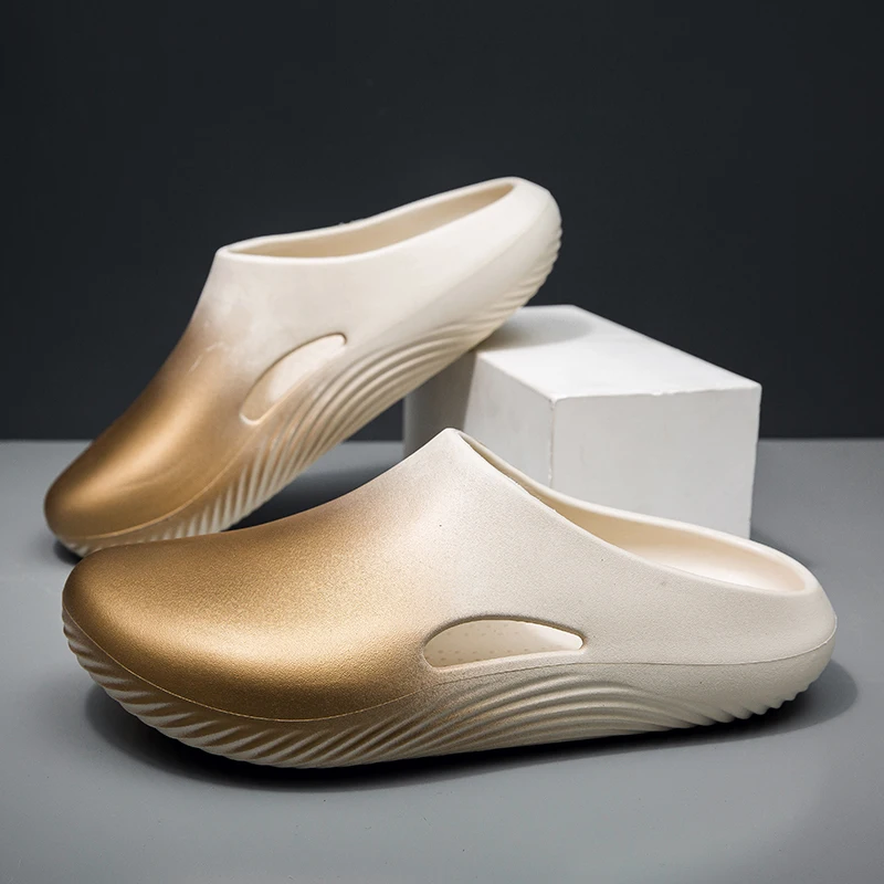 

Summer Men's Baotou Slippers, Outer Wear Slippers, Non-Slip Outdoor New Baotou Slippers, Beach Shoes