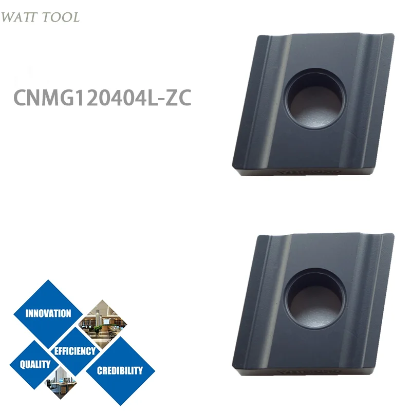 

10pcs CNMG120404L-ZC CNMG120404R-ZC Cemented carbide and cermet inserts General Turning Inserts