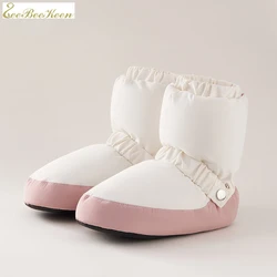 Ballet Warm Up Booties Ballerina Women Girls Castle Flo Ballet Point Warm Shoes Dance Warm-Up Boot Girls Ballet Shoes