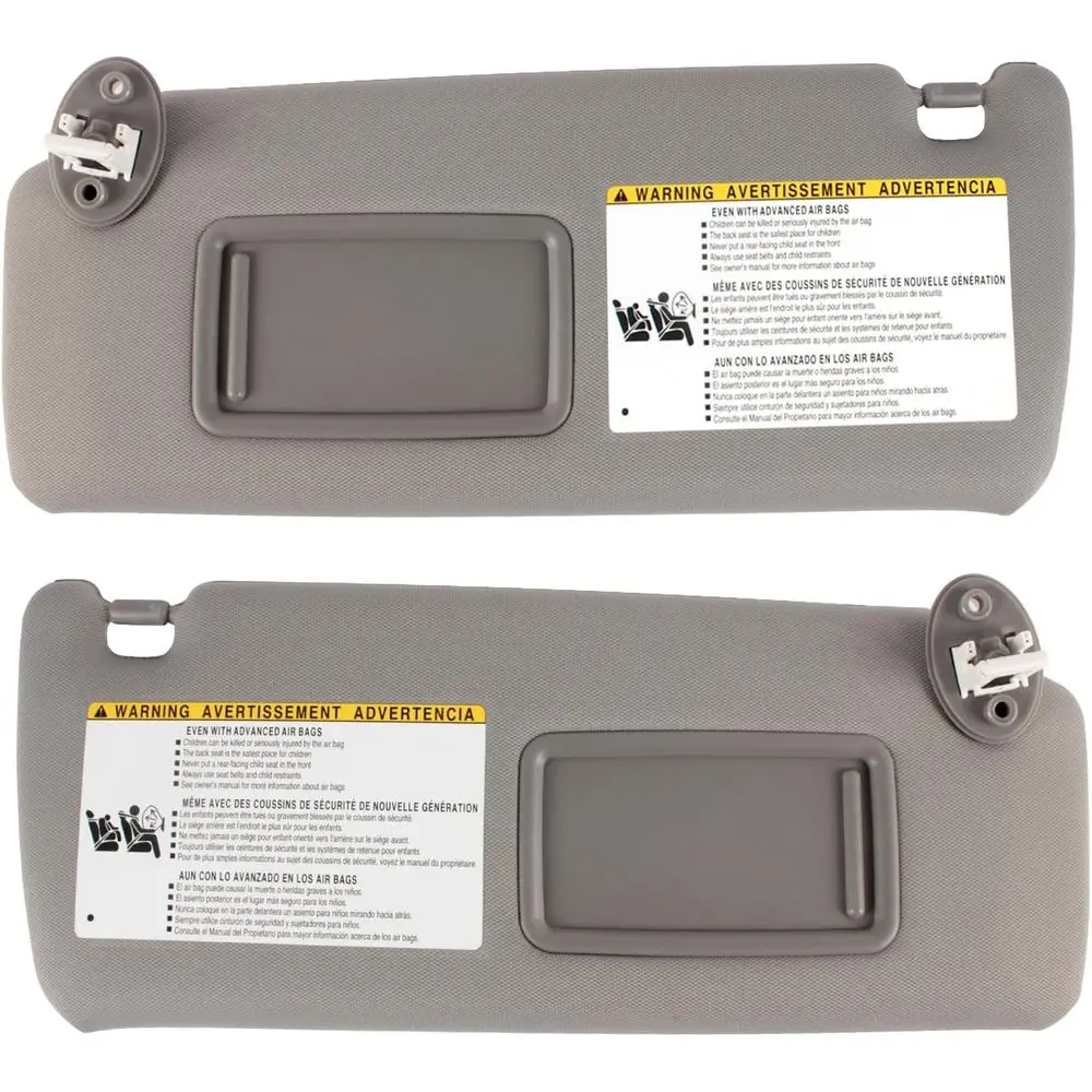 

Sun Visor Replacement for 2010-2023 Models, Replaces 74320-35A91-B1, 74310-35B01-B1 (Gray)