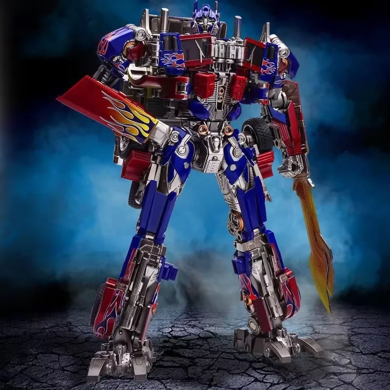 

Summer New 30CM Super Sized Puzzle Toy TransformationToys Commander Flame Blue Jetfire Yellow sports car Figuras Model Kids Gift
