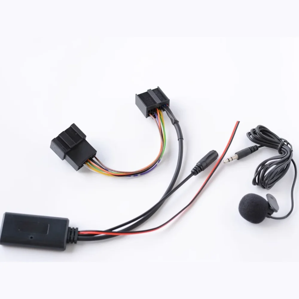 For Saab 9-3 9-5 1 Set Car Bluetooth-Compatible 5.0 Aux Cable Music Handfree Phone Mp3 Aux In Adaptor Cable Module 5-12V