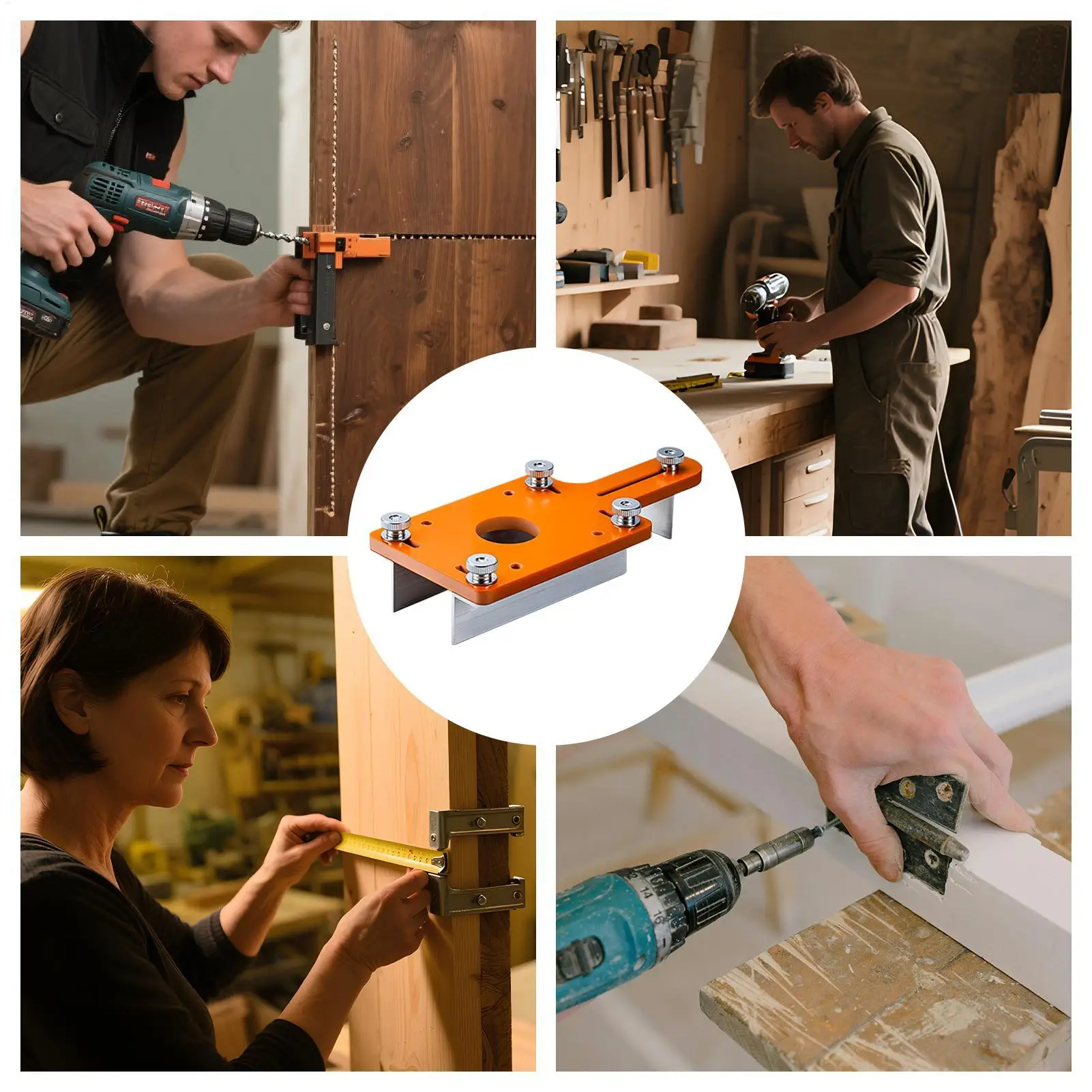 Modelos de roteador guias ergonômicas para carpintaria placa ajustável arco entalho ferramenta guia para marceneiro artesanal