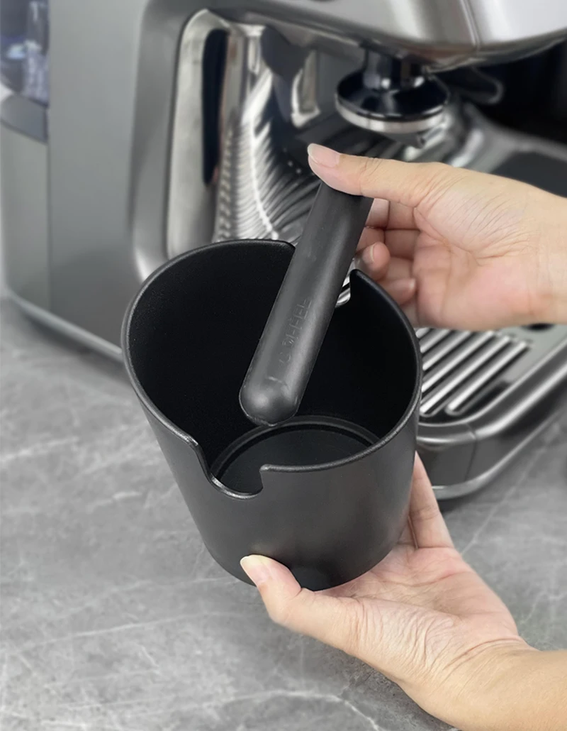Espresso Knock Box Kaffeesatz Behälter Anti Slip Dump Bin Grind Für Delonghi Breville Bar Cafe Zubehör Barista Werkzeuge – Detail 6