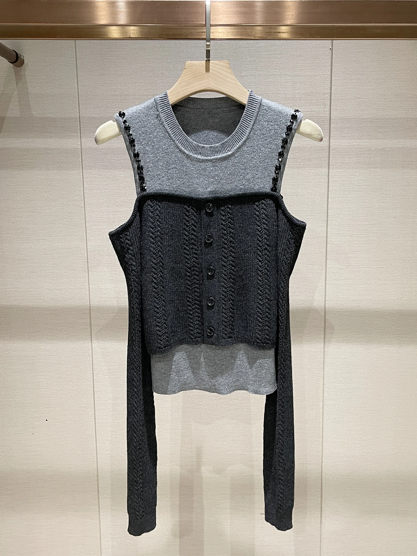 

Ey Вязаный свитер oulder Bared Round Ne Women's Faion Winter New Sle Повседневный удобный крой Long Sve