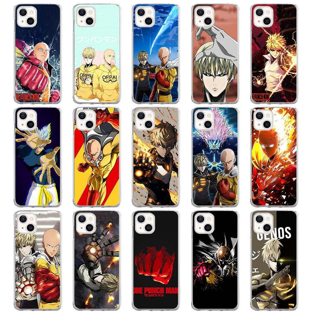 BY-57 One Punch Man Soft Case For LG K9 Q52 K12 Q60 K50 K50S K61 Q61 V40 V50 V60 K92 K51S Stylo 6 VELVET Prime Max