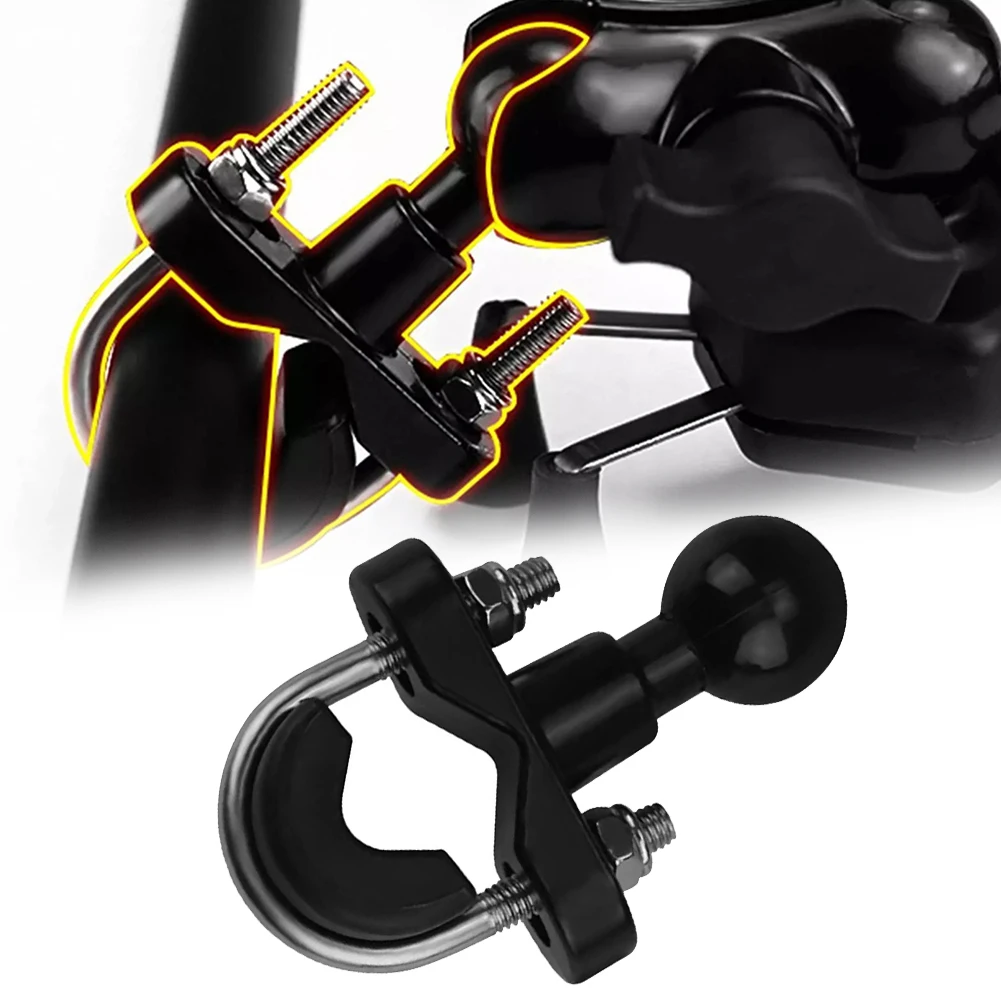 Motorcycle Handlebar U Bolt Mount Base Kit Accessories Ball Clamp Bracket For Motorcycle Bike Scooter Handlebars