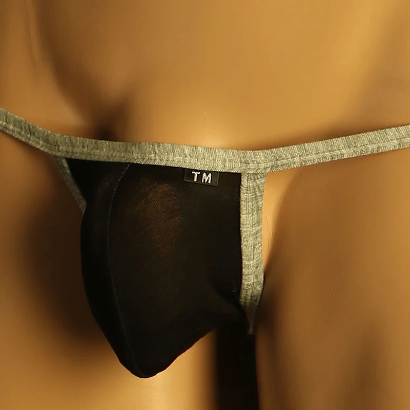 Slip in cotone mutande comode da uomo intimo uomo Bikini slip traspiranti da uomo intimo da uomo solido sexy