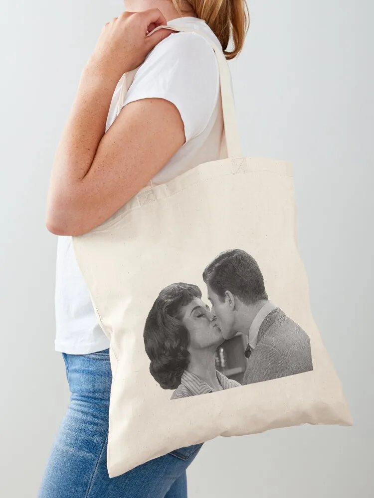 

dvd kiss Tote Bag canvas tote men women screen