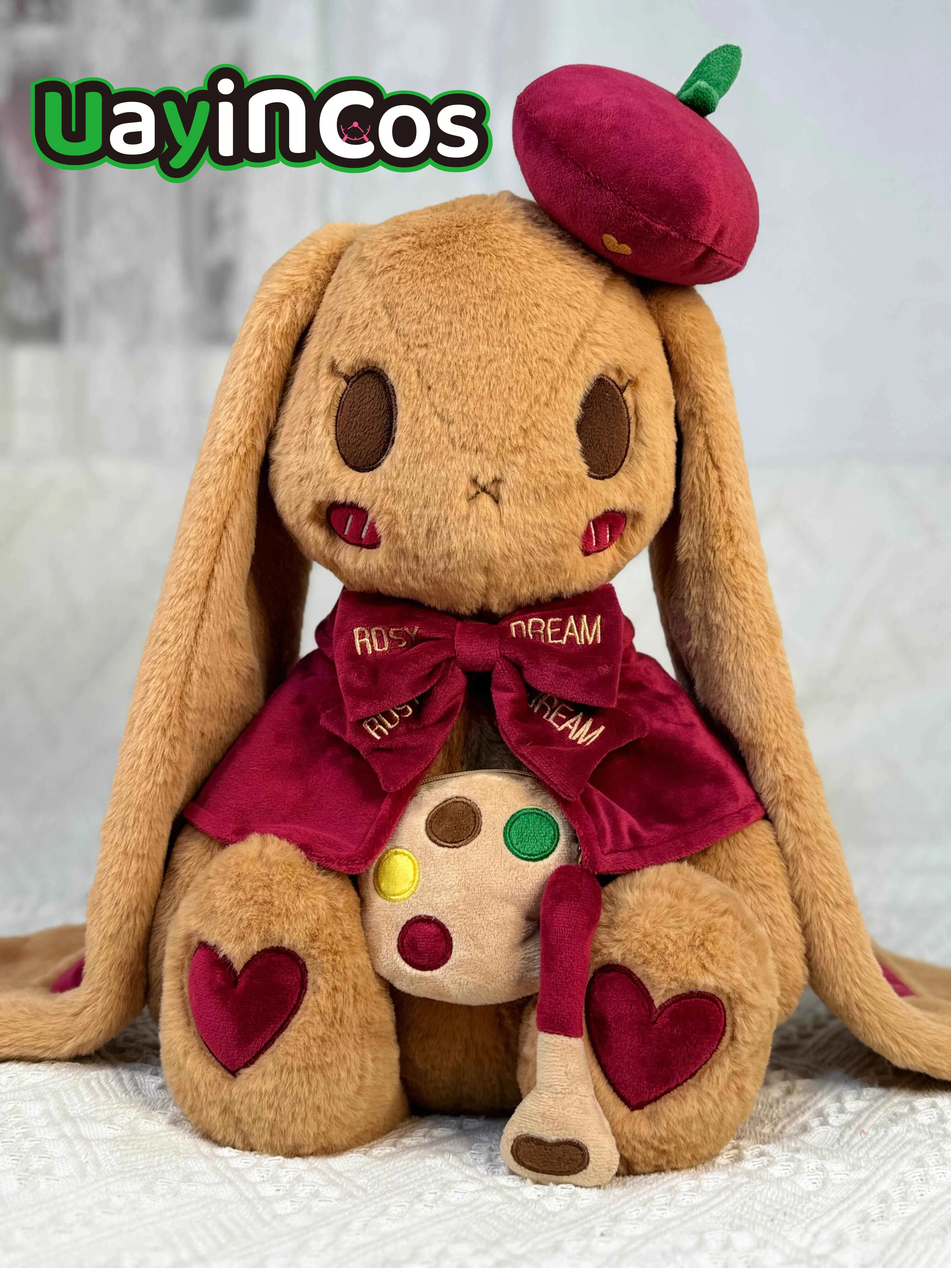 50cm Original RosyDream Apple Rabbit Count Dracula Rabbit Plushies Plush Doll Backpack Bag Skeleton Doll Anime Toy  Kids Gifts