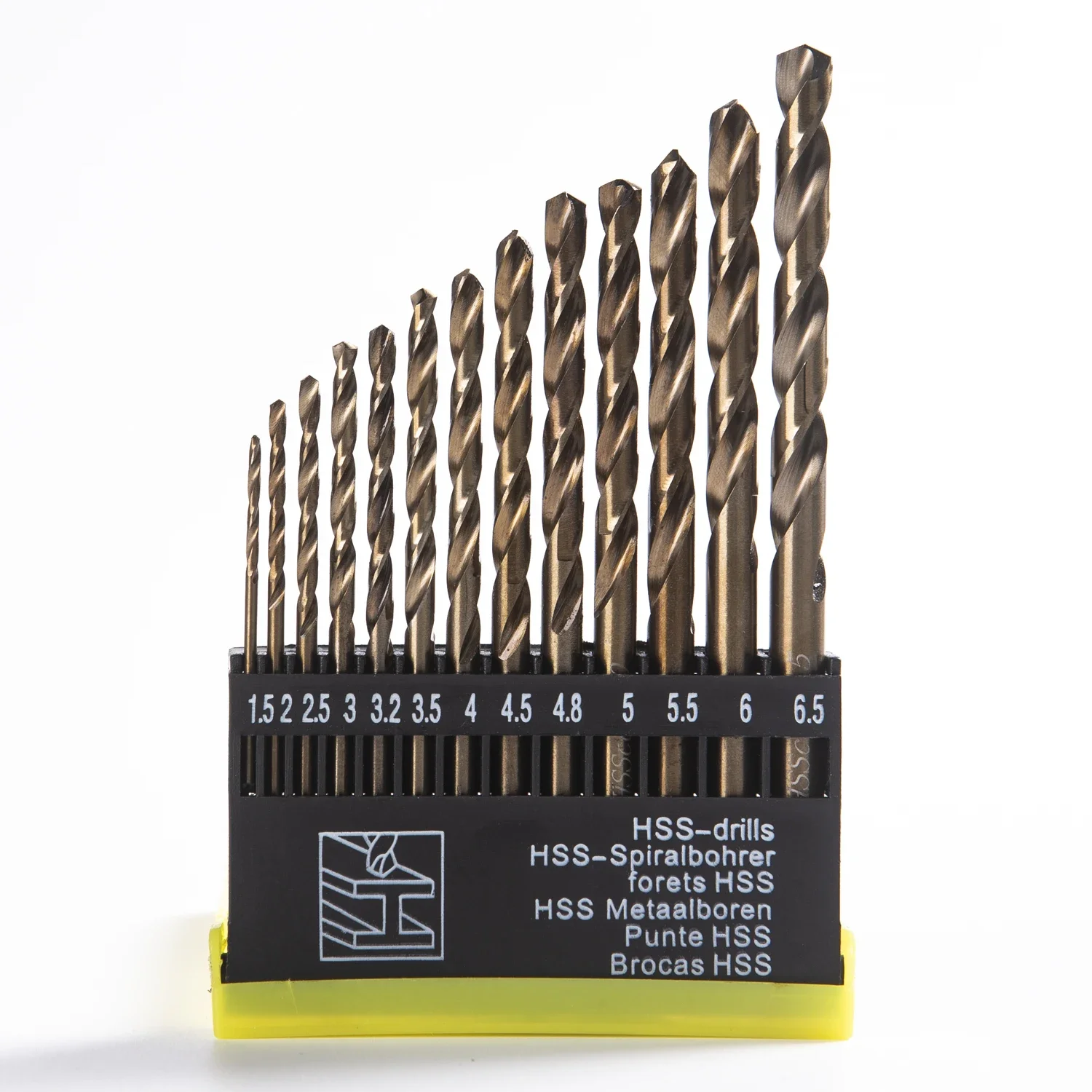 Cobalt Drill Bits for Metal and Steel - 13 Piece Set 1/16