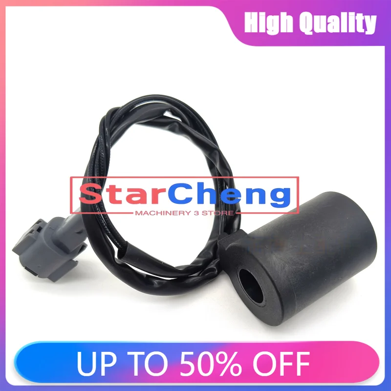 

Высококачественная катушка электромагнитного клапана экскаватора для 55 70 60 200-6 C210 135 120, часть механизма быстрого медленного хода