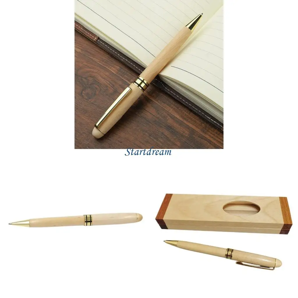 

Ballpoint Pen Set with Pencil Box Ballpoint Pen Ergonomic Grip Signing Pen for Men Women Daily Writing K92C