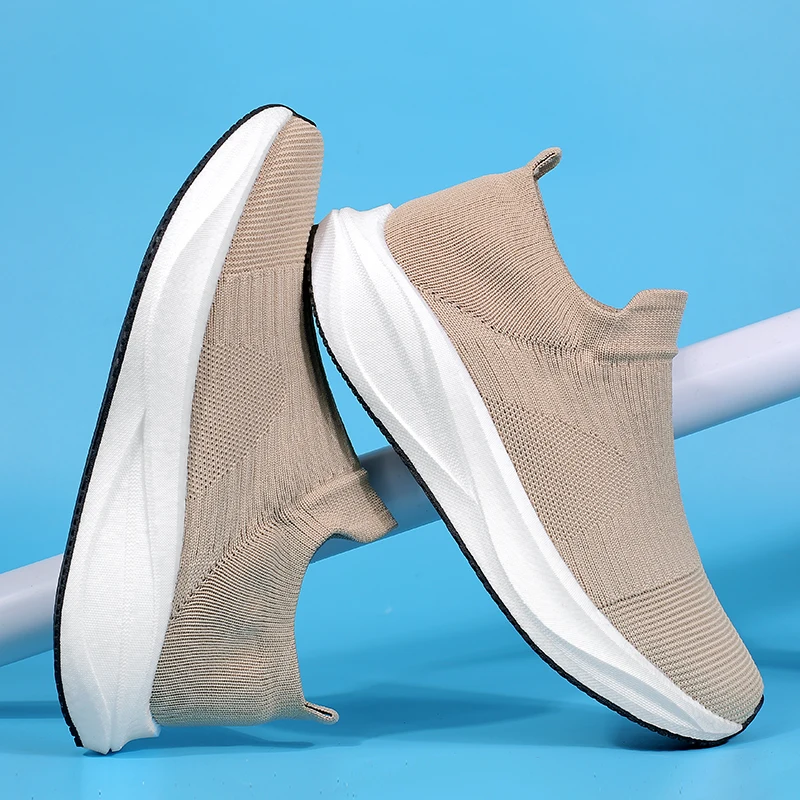 Men Running Shoes Walking Shoes Sock Shoes Men Sneakers Slip On Loafers Sport Shoes Men Sneakers Casual Shoes Couple Shoes