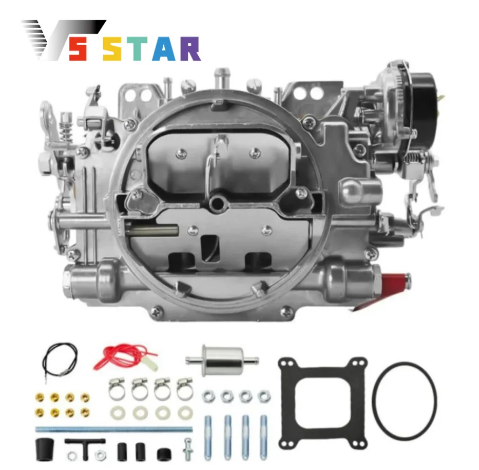 

650 CFM High Quality 4 Barrel Carburetor For Edelbrock 1906 AVS2 Series Carb Electric Choke 1980-1989 GMC Chevrolet Sliver