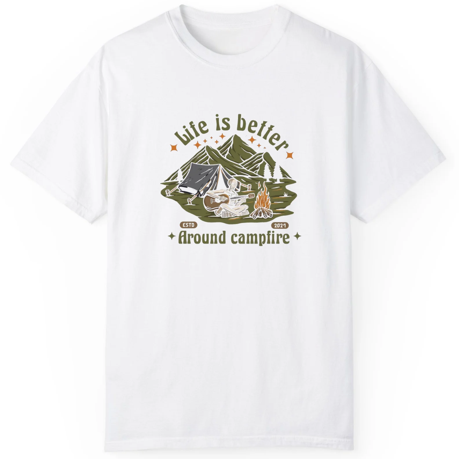 Life Is Better Amusing Skeleton Summer Holiday Unique Gift Unisex T-Shirt S-5XL