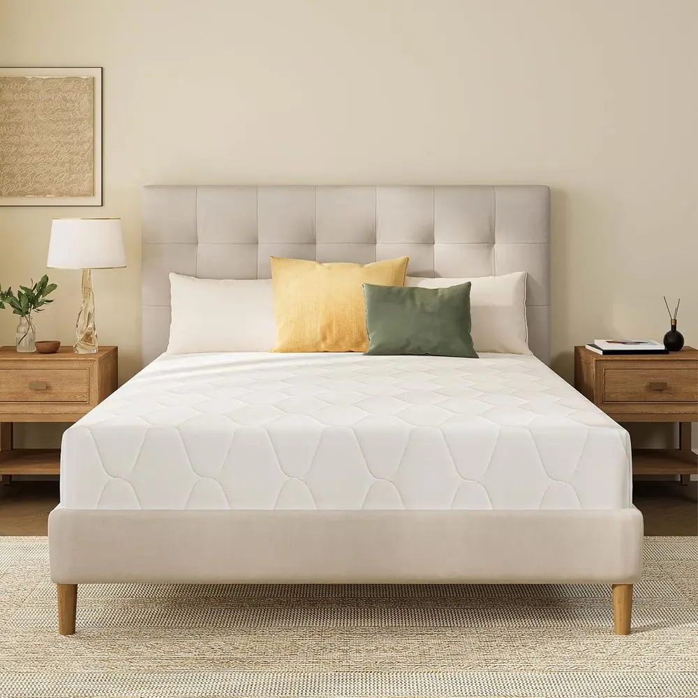 

6 Inch ull Size Memory oam Mattrin a Box or Kids, Relieve Prure with Medium irm Support, iberglass ree, Certi-US Certiied