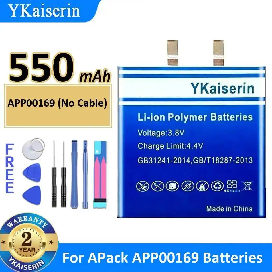 

Аккумулятор для умных часов Apack APP00169, 550 мАч, длительное время работы, без кабеля