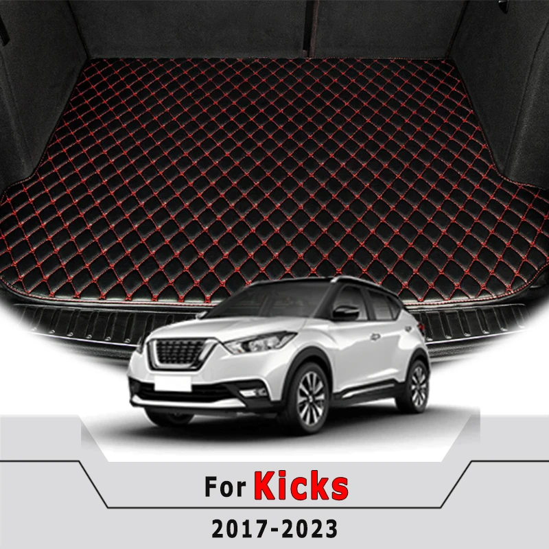 Car Trunk Mats For Nissan For Kicks 2023 2022 2021 2020 2019 2018 2017 Cargo Liner Carpets Auto Interior Accessories Products