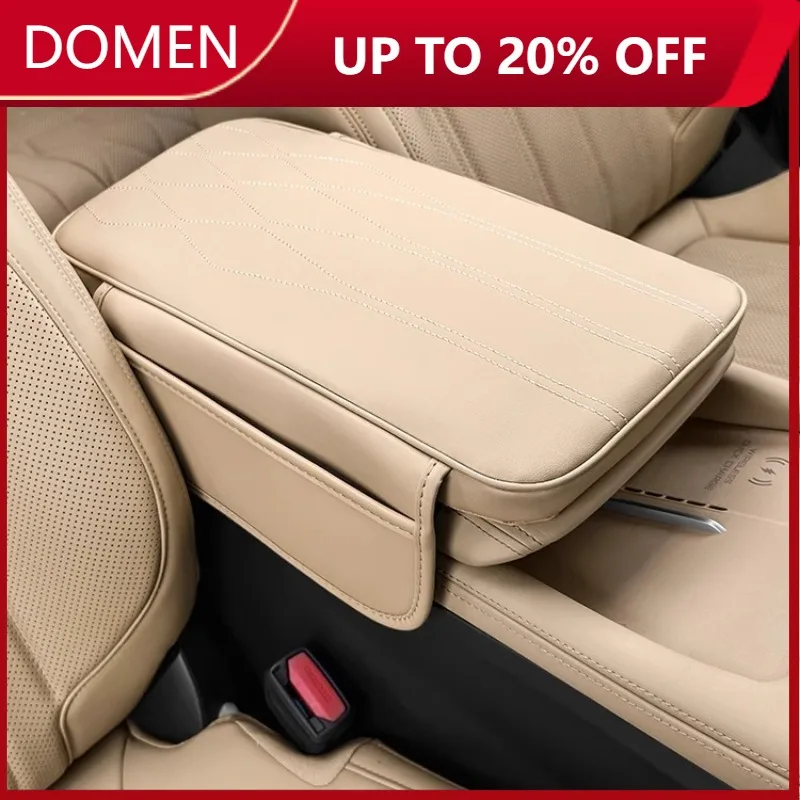 

For Geely Monjaro Xingyue L 2025 Leather Car Central Control Armrest Box Surface Protective Cover Trim Car Arm Rest Cushion