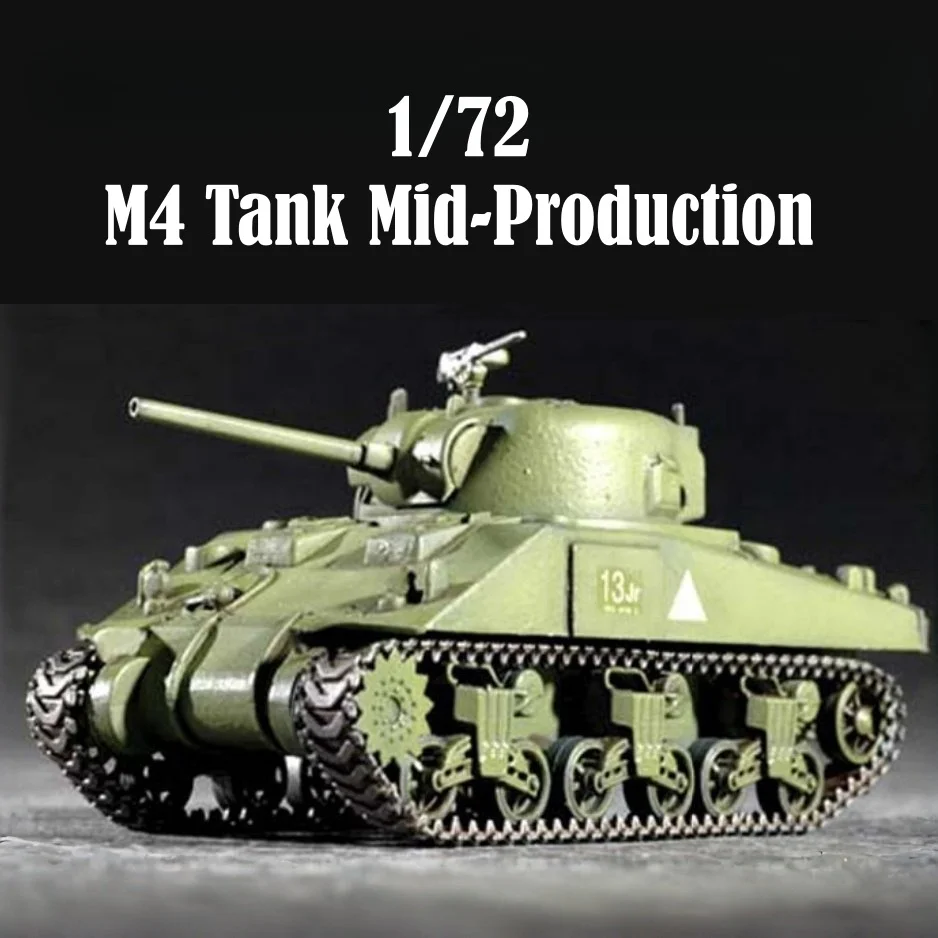 

TRUMPETER 1/72 M4 Tank Mid-Production Пластиковая сборка Модель-головоломка