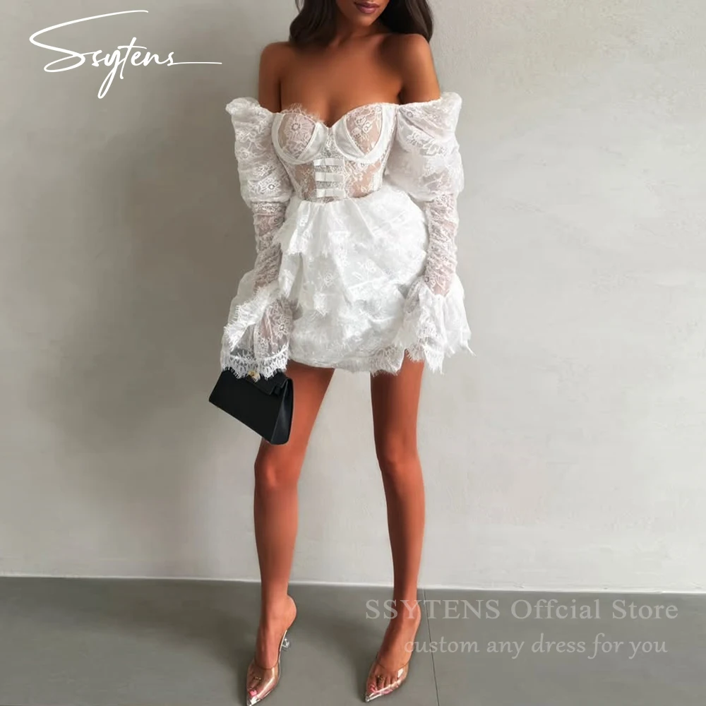 ssytens-a-ラインシンプルなミニフリルレースのウェディングドレスセクシーなオフショルダーエレガントな花嫁ドレスカスタムメイドブライダルドレス-2026