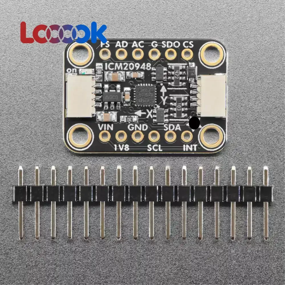 4554 ICM-20948 9 Axis 9-DoF IMU Inertial Measurement Unit Breakout Module Compatible with STEMMA QT Qwiic I2C Connector